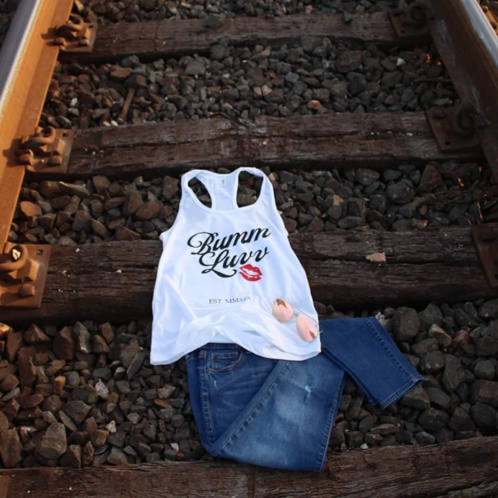 Racerback tank top